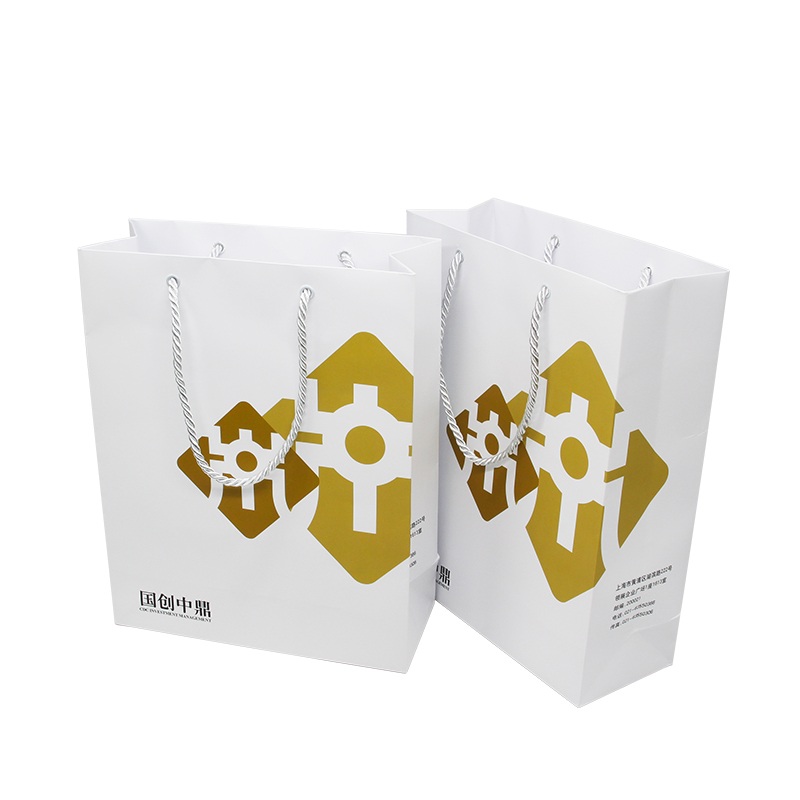 Luxury White Paper Bags 